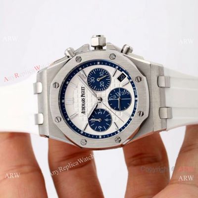 Audemars Piguet Replica Royal Oak Offshore Ladies Watch SS White Dial